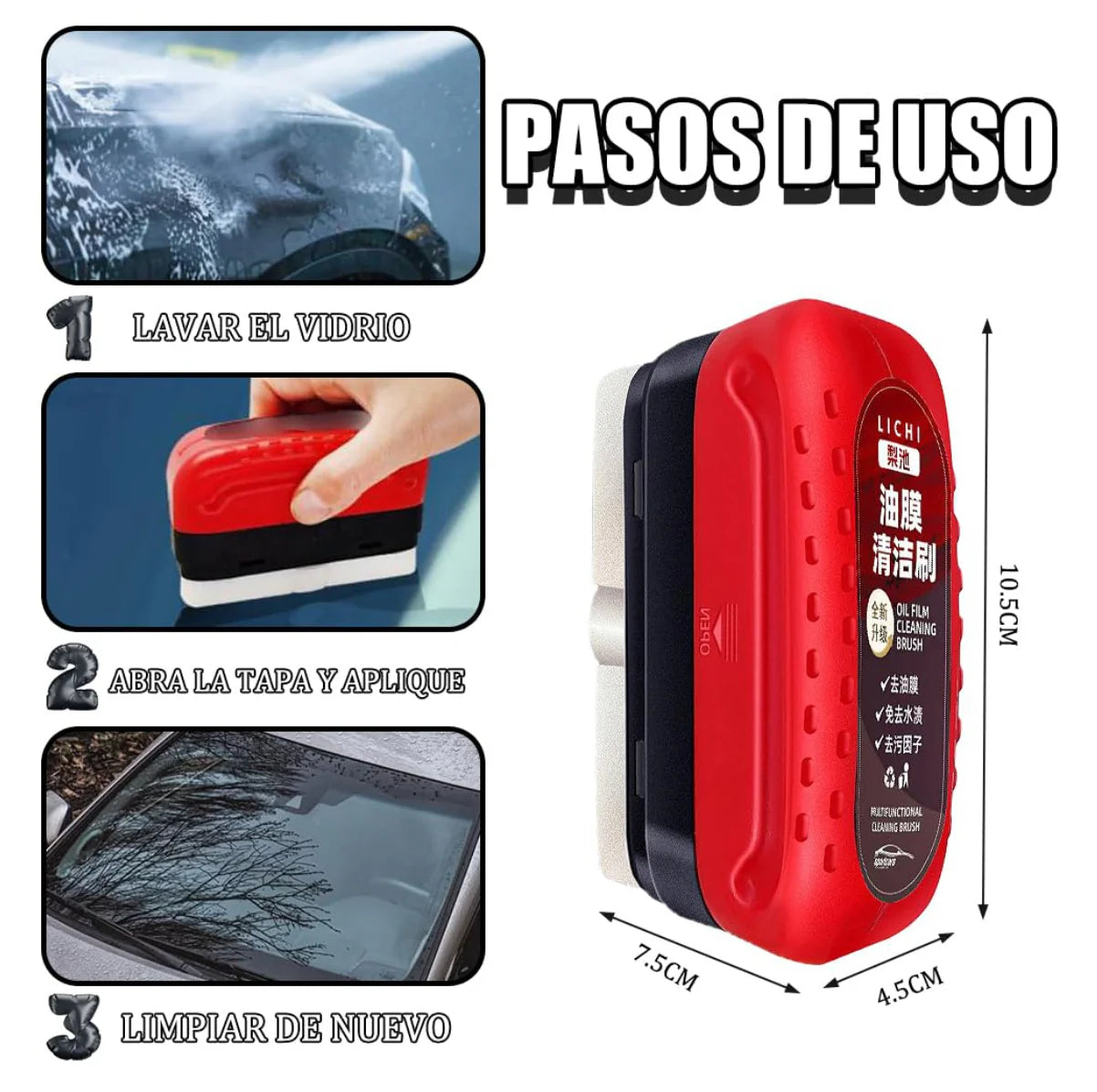 Limpiador De Vidrios Para Carro